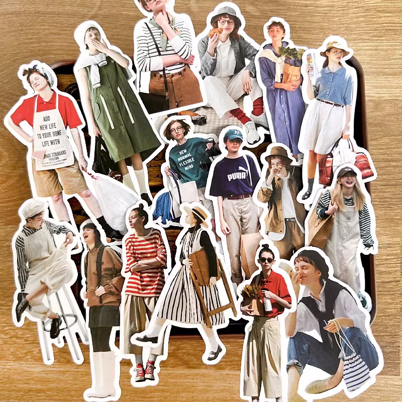 Street Fashion Magazines - 26 peças de Adesivos Femininos Estilosos