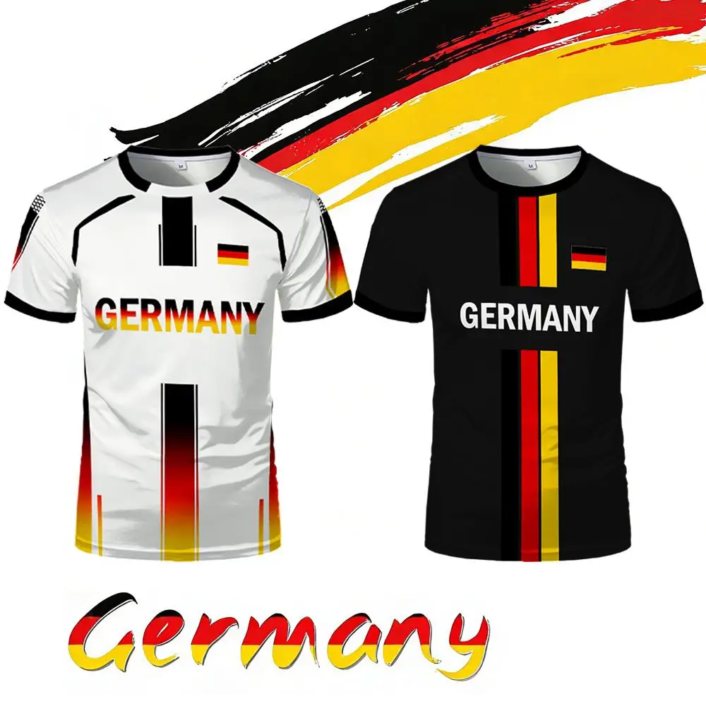 Street Fashion Germany - Camiseta Unissex com Estampa de Mapa