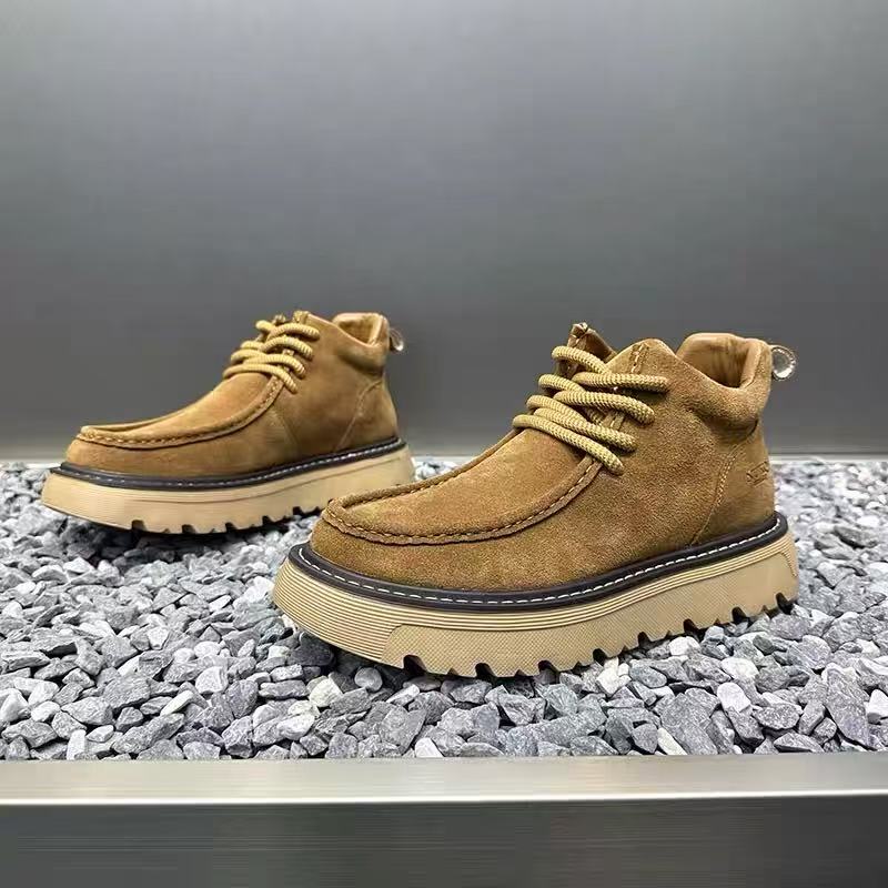 Street Fashion Walk - Autum inverno homens botas de plataforma