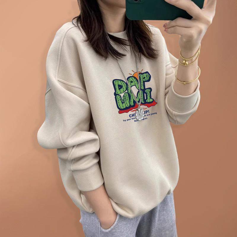 Oversized Crewneck Fleece - Moletom Feminino Oversized de Algodão Puro