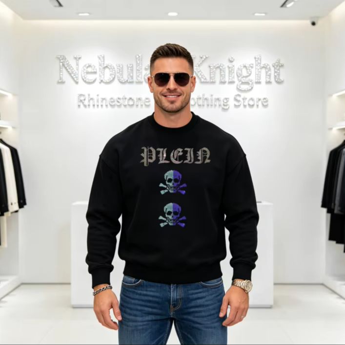 Oversized Crewneck Fleece - Moletom Masculino Oversized com Gola Redonda