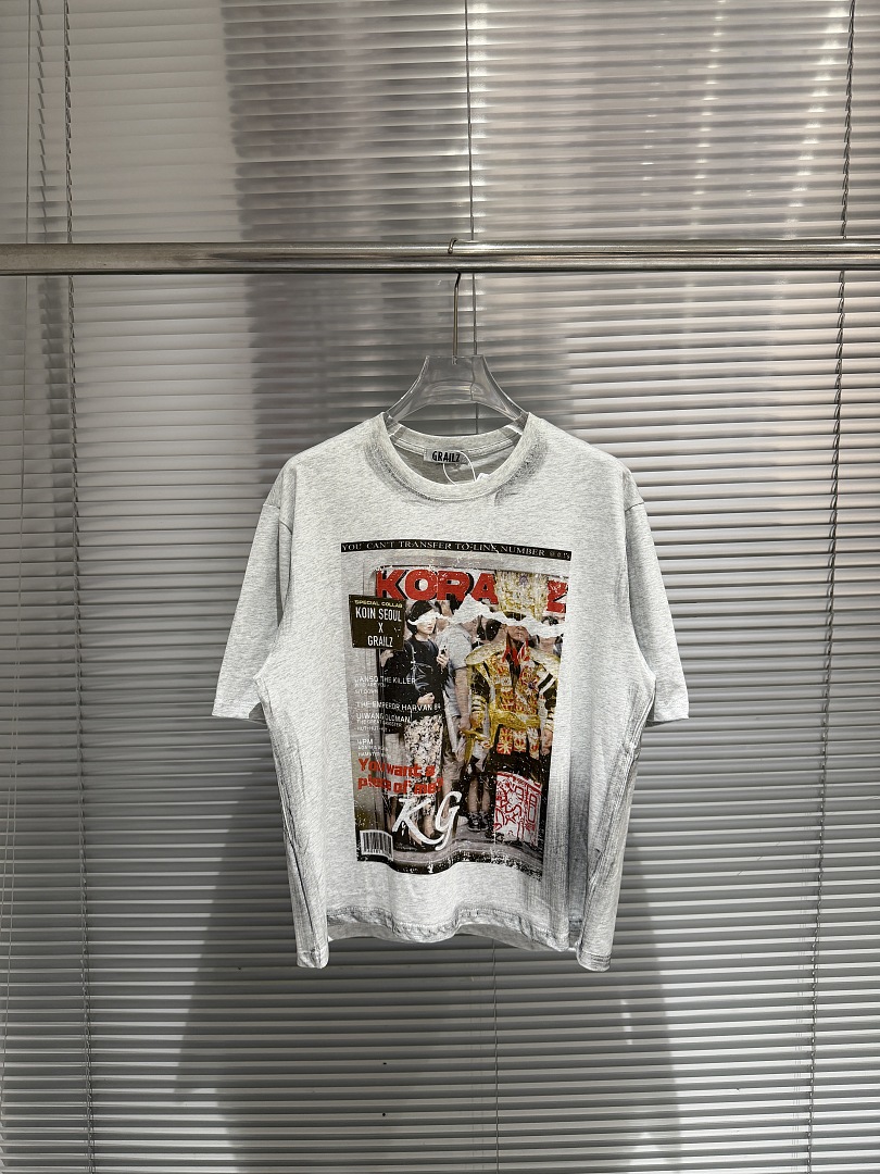 Street Fashion Magazines - Camiseta Oversized de Manga Curta Estilo