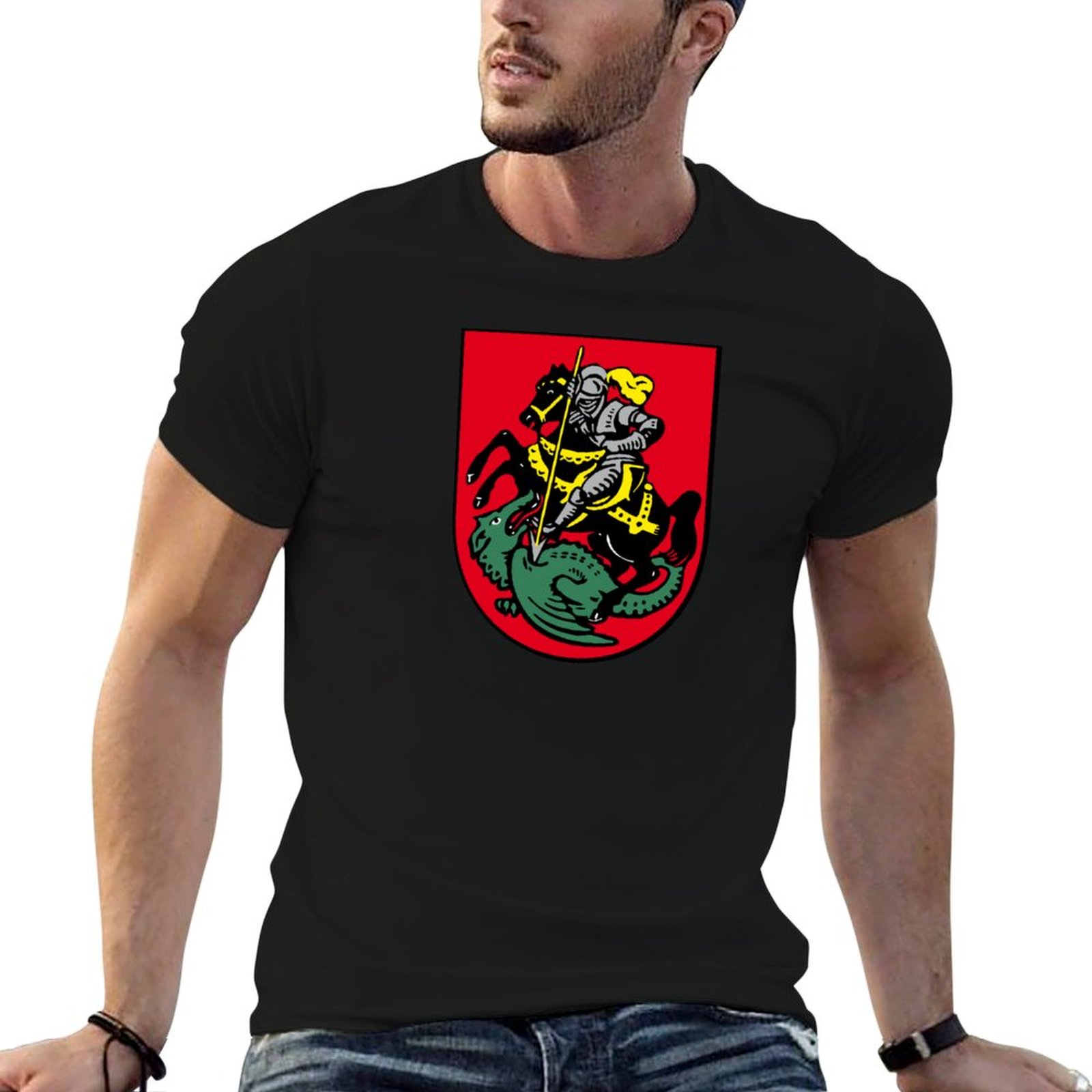 Street Fashion Germany - Brasão de armas de Schwarzenberg, Alemanha,
