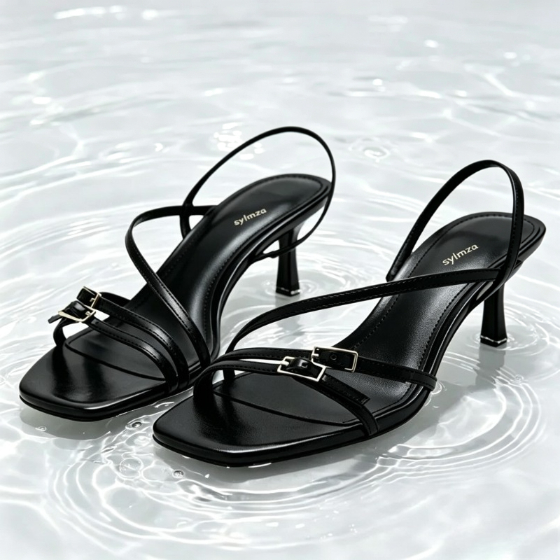 Street Fashion Shoes - Sandálias Femininas Elegantes de Salto com
