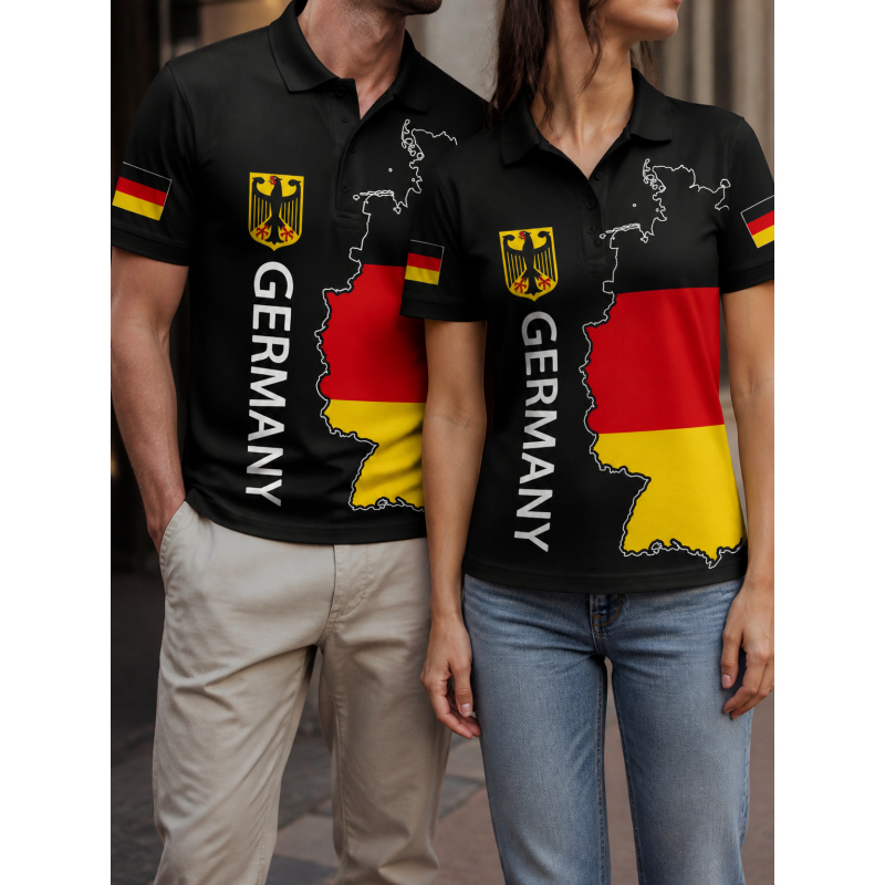 Street Fashion Germany - Camisa Polo Unissex Super Plus Size
