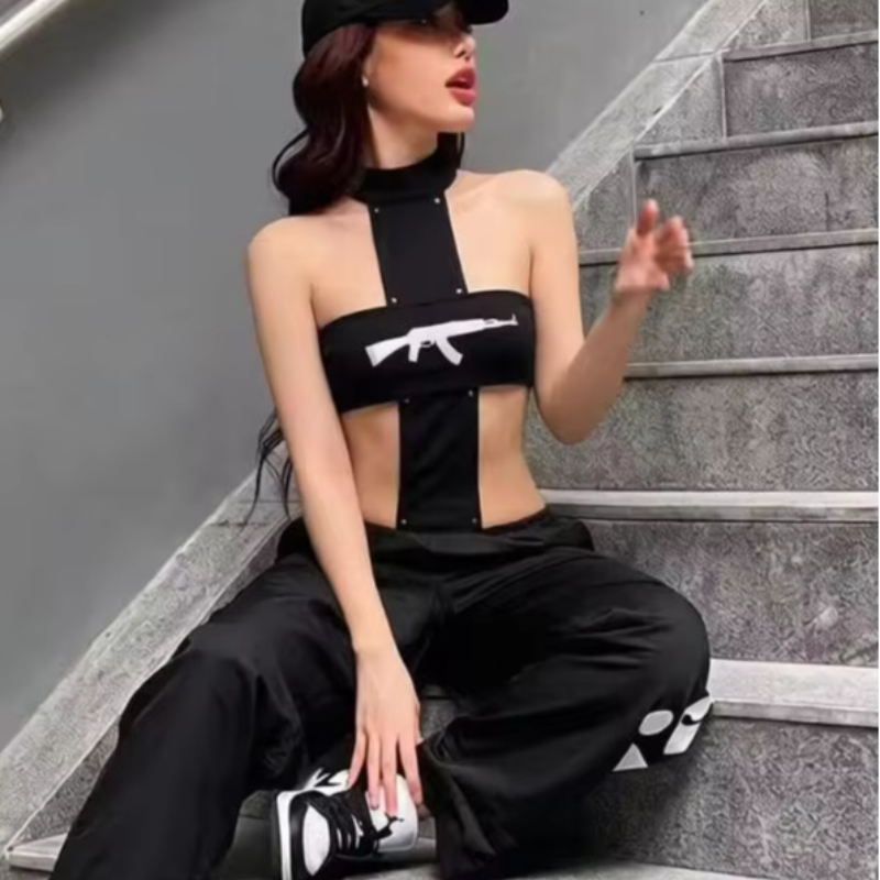 Macacão Feminino Sexy Y2K Stre - Street Fashion China Girl avaliação e preço