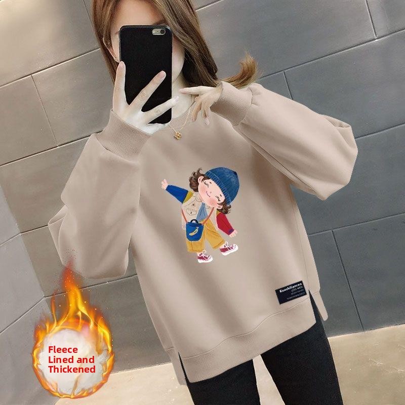 Moletom Feminino Oversize de L - Oversized Crewneck Fleece avaliação e preço