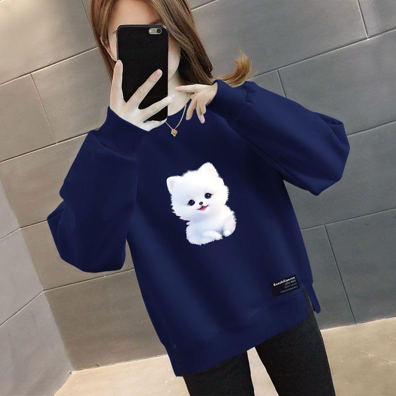Moletom Feminino Oversize de L - Oversized Crewneck Fleece avaliação e preço