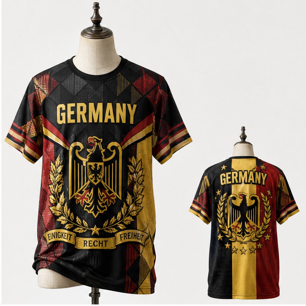 Camiseta Masculina Gola Redond - Street Fashion Germany avaliação e preço