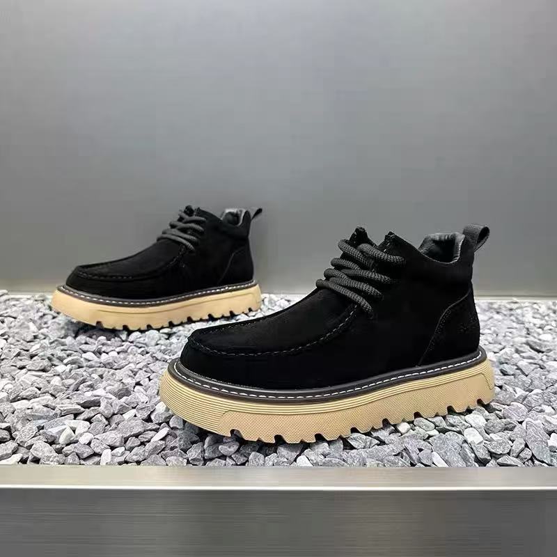 Autum inverno homens botas de  - Street Fashion Walk avaliação e preço