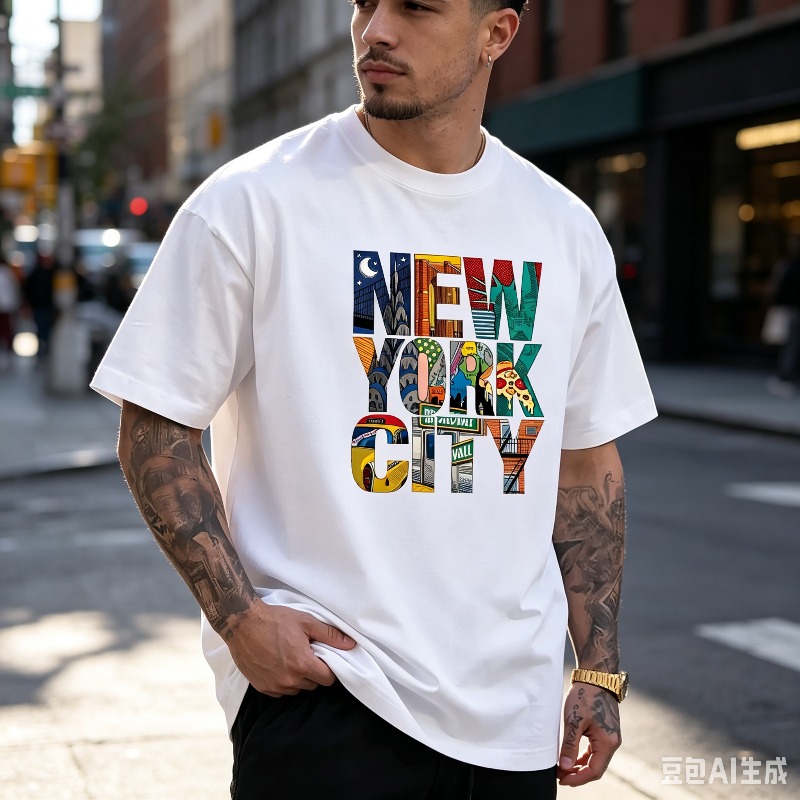 Camiseta Gráfica NEW YORK CITY - Street Style New York Fashion avaliação e preço