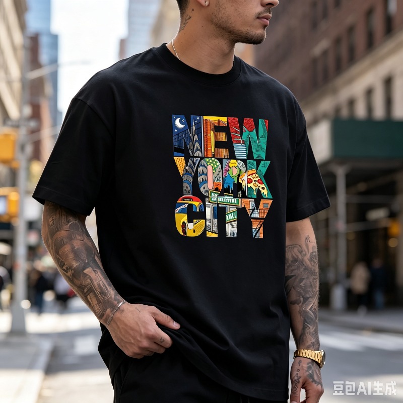 Camiseta Gráfica NEW YORK CITY - Street Style New York Fashion avaliação e preço