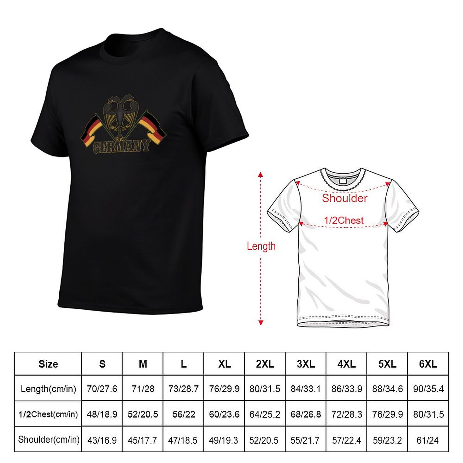 Bandeira da Alemanha, camiseta - Street Fashion Germany avaliação e preço