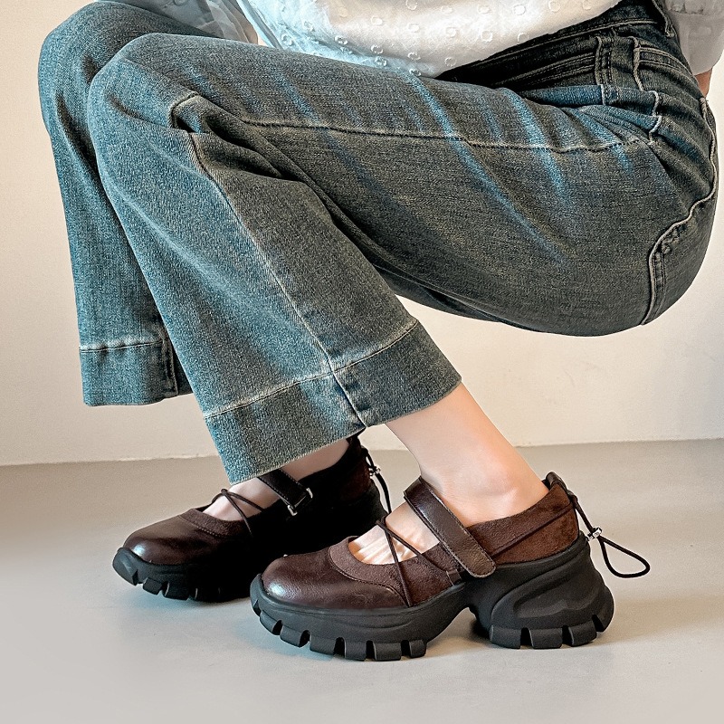 Novos Sapatos Retro Ballet Mar - Street Fashion Shoes avaliação e preço