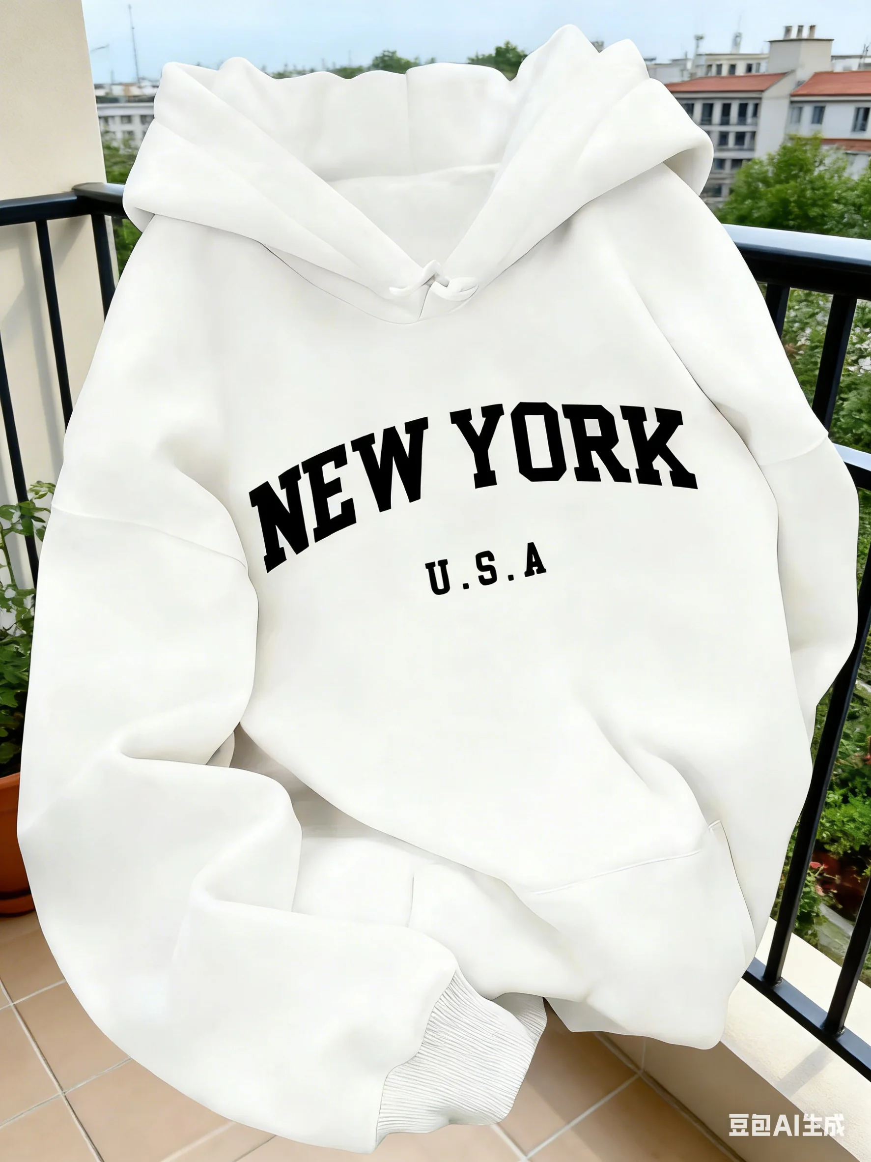 Suor com capuz para mulheres c - Street Style New York Fashion avaliação e preço