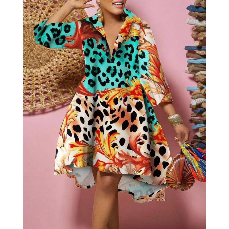 Vestido Feminino Solto Estampa - Guangzhou Street Fashion avaliação e preço