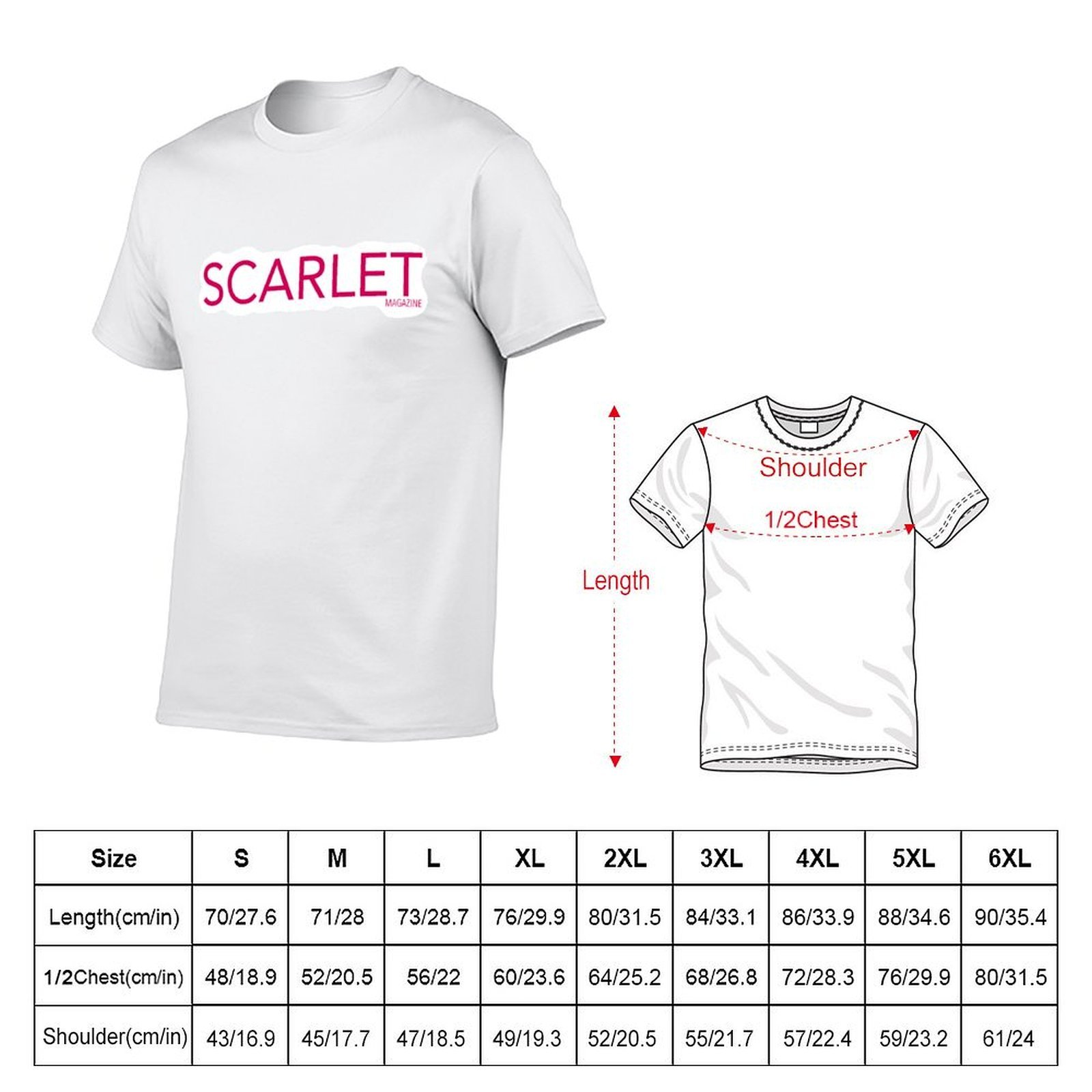 Camiseta Scarlet Magazine, cam - Street Fashion Magazines avaliação e preço