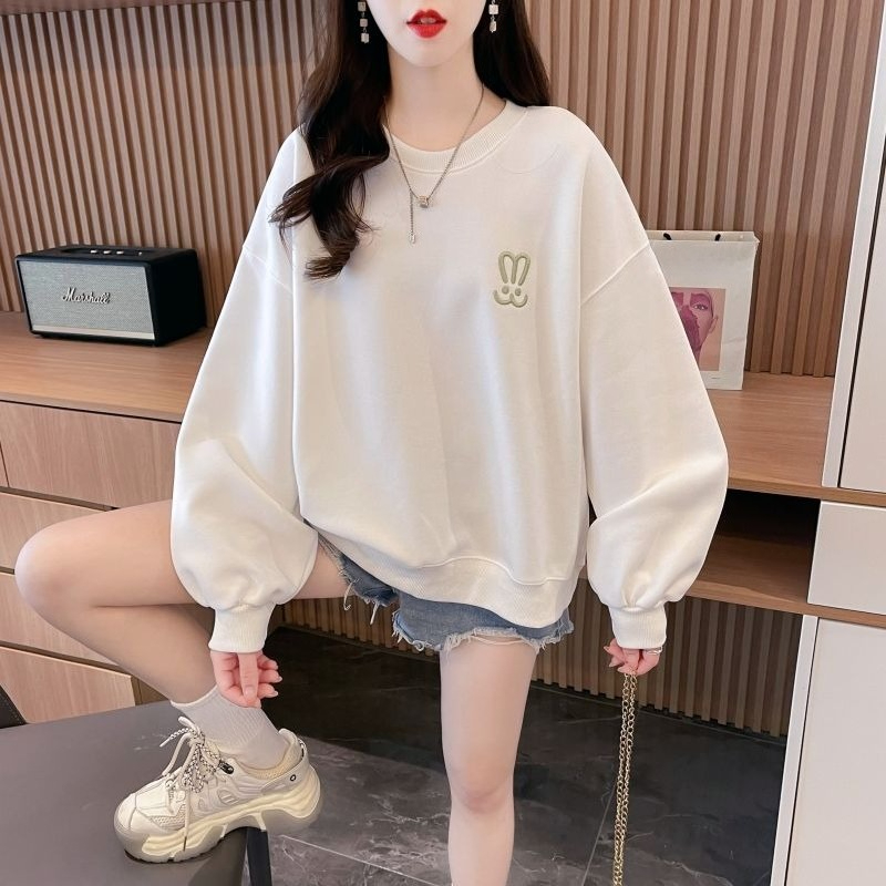Moletom Feminino Leve Oversize - Oversized Crewneck Fleece avaliação e preço