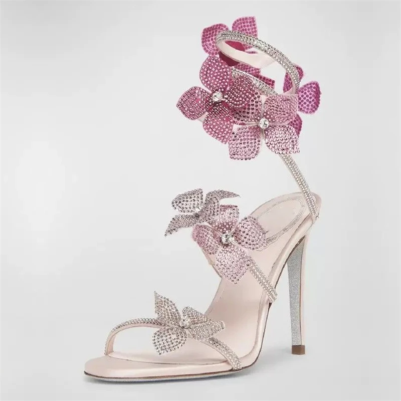 Eilyken sexy flor de cristal f - Street Fashion Shoes avaliação e preço