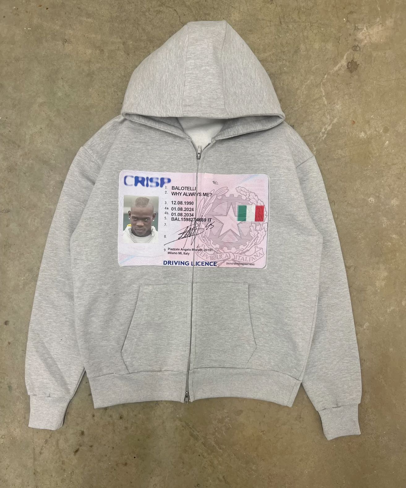 Hoodies Retro Cinza com Zíper  - Street Style New York Fashion avaliação e preço