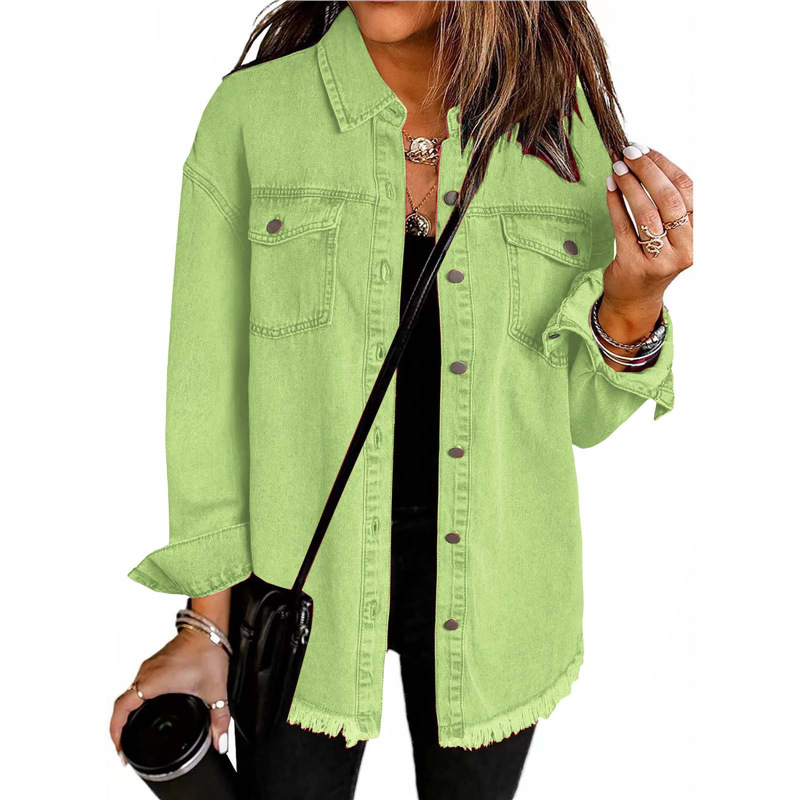Jaqueta de Camisa Jeans Femini - Street Fashion Europe avaliação e preço