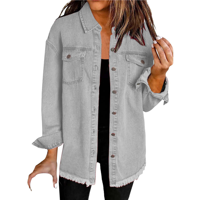 Jaqueta de Camisa Jeans Femini - Street Fashion Europe avaliação e preço
