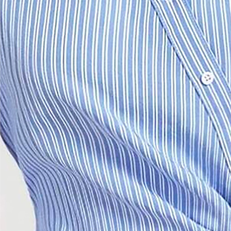 Camisa listrada feminina casua - Street Fashion China Girl avaliação e preço