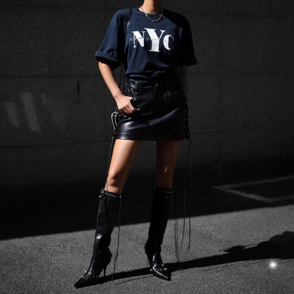 Estilo retrô americano de Nova - Street Style New York Fashion avaliação e preço