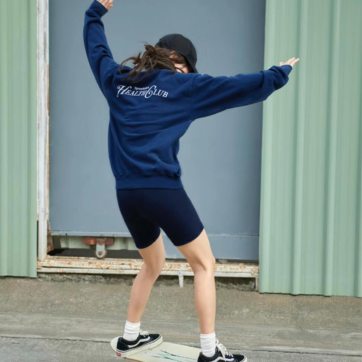 Clube de Saúde das Mulheres Ca - Oversized Crewneck Fleece avaliação e preço