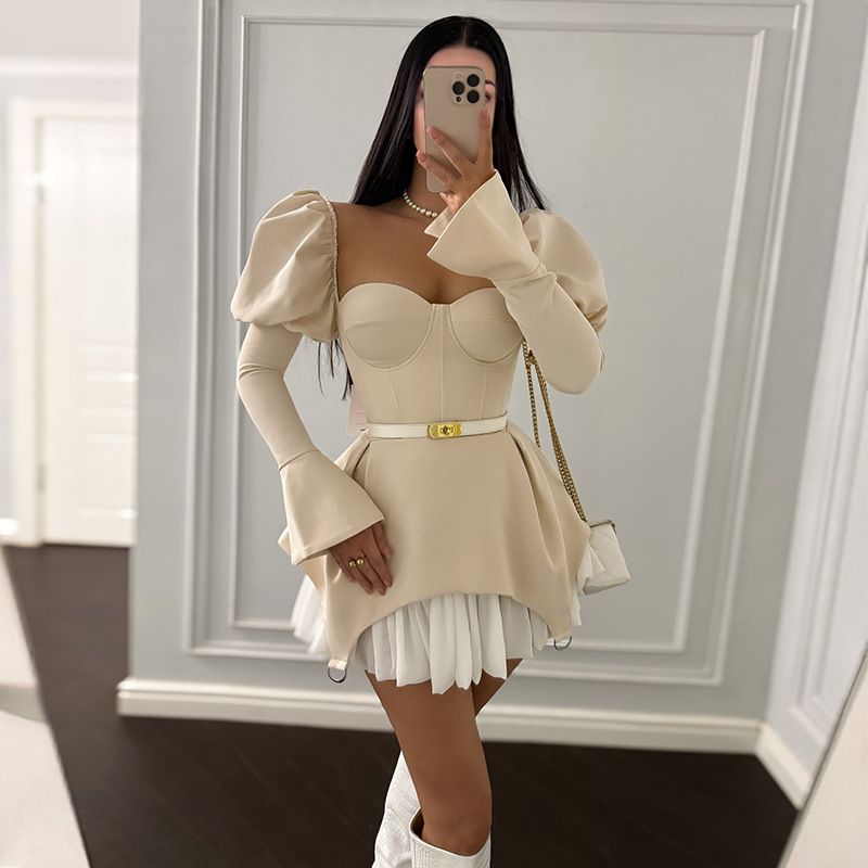 Vestido Curto Feminino Elegant - Guangzhou Street Fashion avaliação e preço