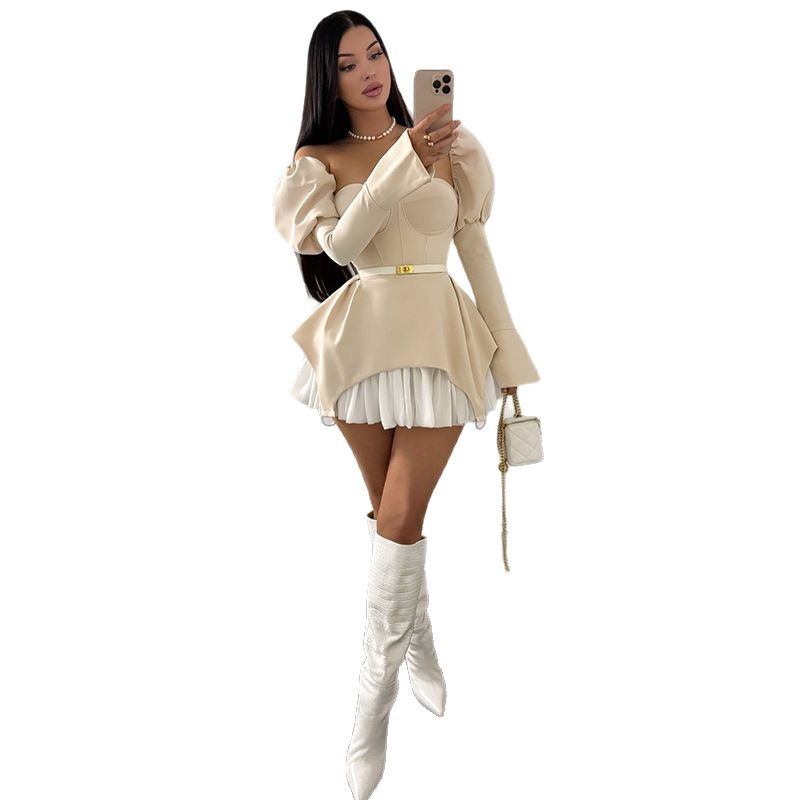 Vestido Curto Feminino Elegant - Guangzhou Street Fashion avaliação e preço