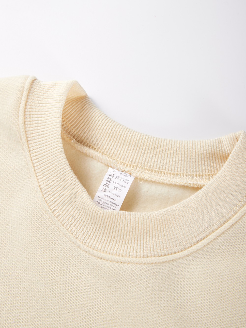 Moletom Feminino Coreano Overs - Oversized Crewneck Fleece avaliação e preço
