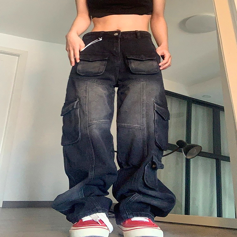 Calças Jeans de Perna Larga co - Street Fashion Europe avaliação e preço